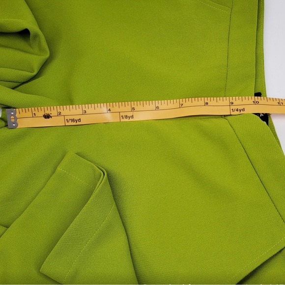 90s vibe chartreuse trouser delight - Picture 4 of 9